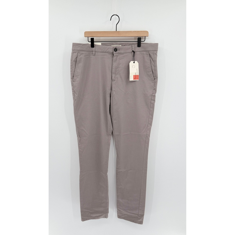 NWT Hawker Rye Chinos Slim Fit Essential Wash Taupe Gray 36x34 Workwear Capsule